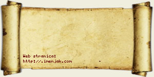 Angelina Bećković vizit kartica